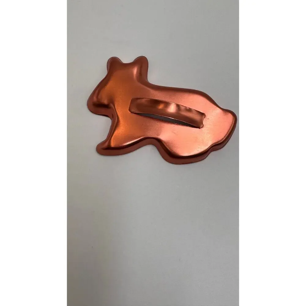 Copper Cookie Cutter Set Farm Animal Shapes Baking Kitchen